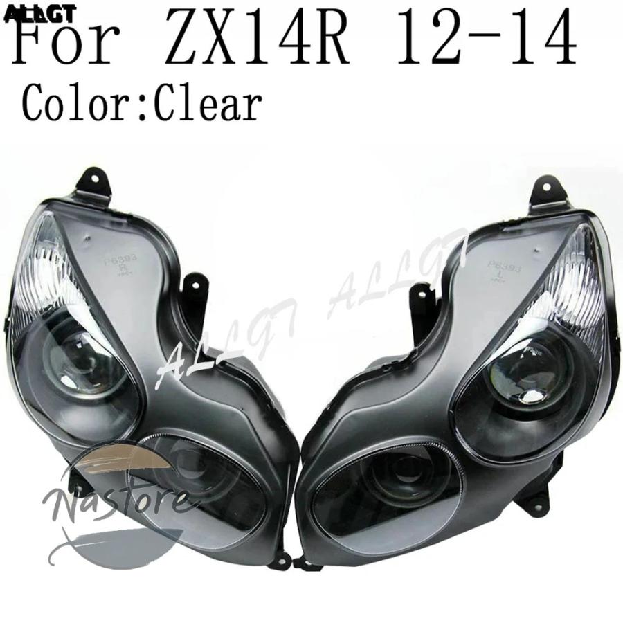 並行輸入品 zx14r カワサキ バイク ヘッドライト 2006 14 フロント ヘッドランプ カスタムパーツ 部品 アクセサリーの画像