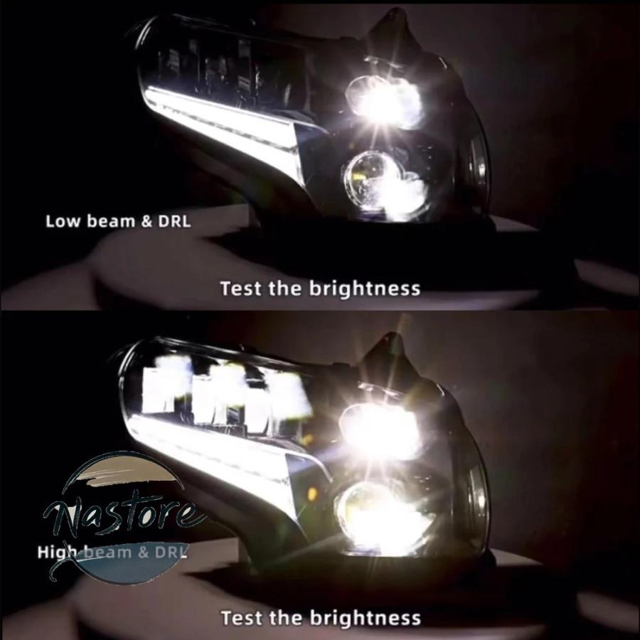 並行輸入品 ホンダ honda バイク フロント ヘッド ヘッドライト ライト 120w ランプ \u0026 ライト54 ワット led フォグランプ glの画像