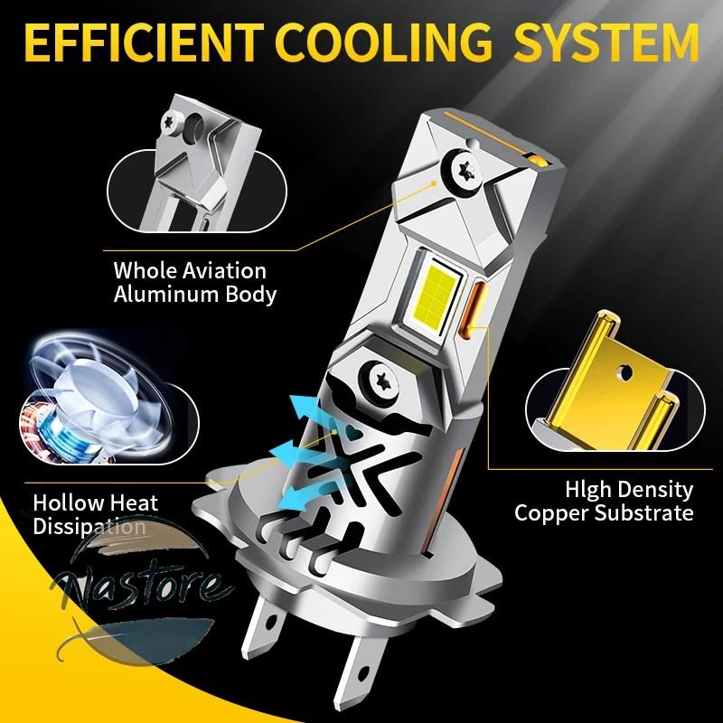 並行輸入品 z900 バイク ヘッドライト ヘッド 1 2 個 canbus カワサキ z800 z250 z1000 led プラグアンドプレイ ライト 高 低 h7 12v カスタムパーツ 部品の画像