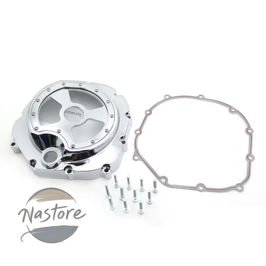 並行輸入品 バイク 部品 カスタムパーツ アクセサリー aftermarket parts カワサキ zx14r zzr1400 2006 2022 black right engine clutch cover see through_12