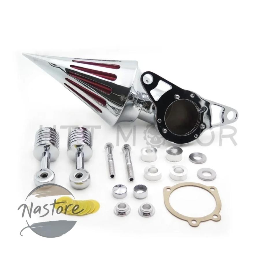 並行輸入品 クローム e black air cleaner filter for 2001 2009 ハーレー davidson ソフテイル fat boy ダイナ street bob wide glide 部品 カスタムパーツ_9