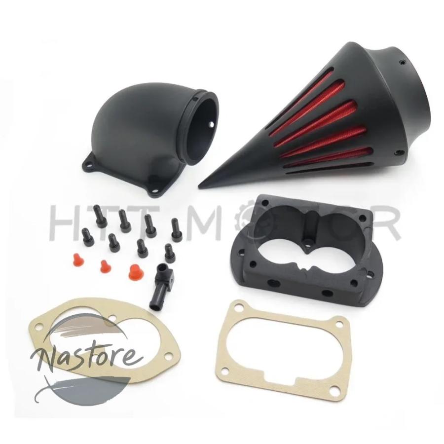 並行輸入品 バイク 部品 カスタムパーツ アクセサリー black spike air intake cleaner for 2002 2009 カワサキ バルカン 1500 1600 mean streak parts_9
