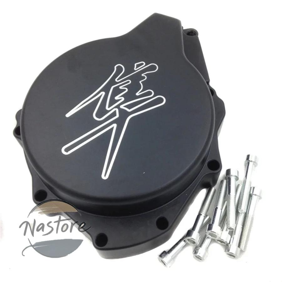 並行輸入品 スズキ suzuki バイク crankcase hayabusa gsxr1300 1999 2022 engine stator cover black left side aftermarket parts カスタムパーツ 部品_4
