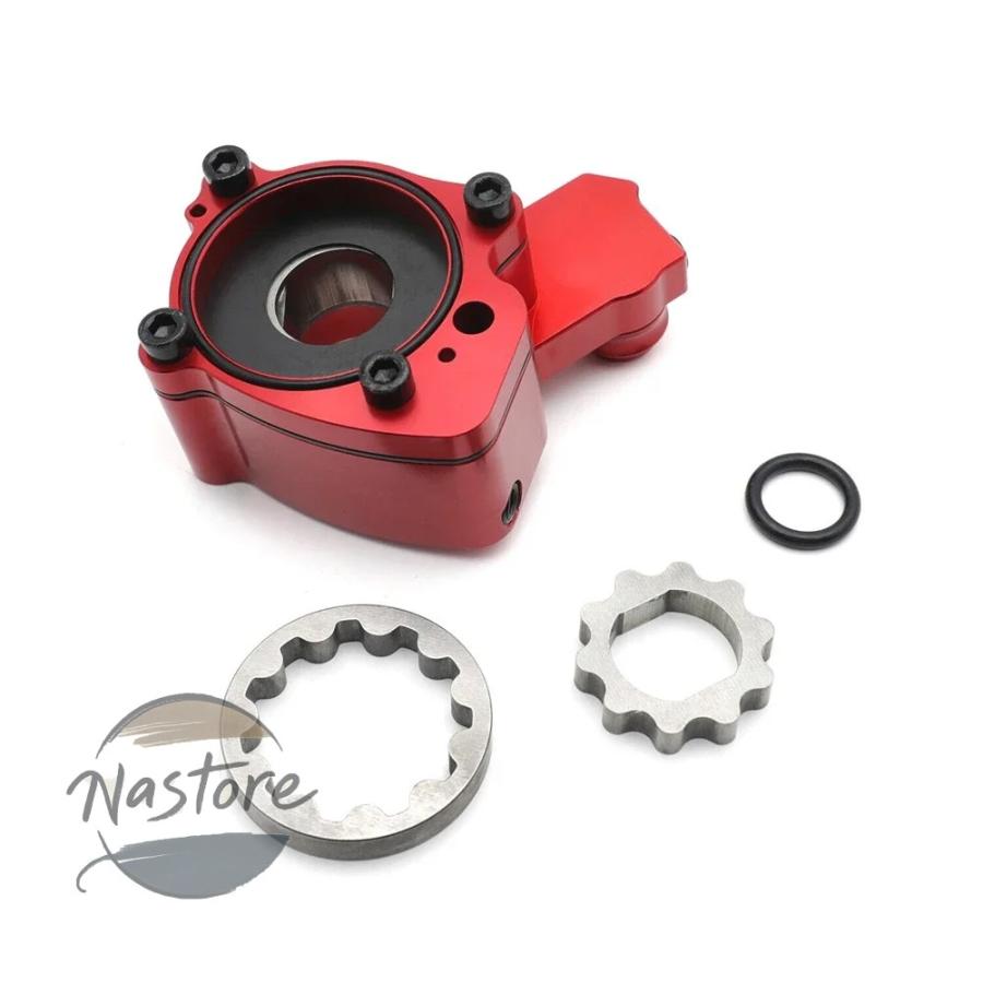 並行輸入品 バイク 部品 カスタムパーツ アクセサリー billet 6061 aluminum oil pump red for 2006 201の画像
