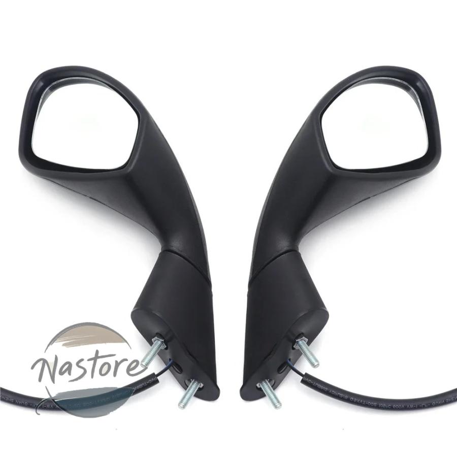 並行輸入品 バイク turn signal rear view mirrors for aprilia 2004 2008 rsv 1000 2007 mille r black free shipping カスタムパーツ 部品 アクセサリー_5
