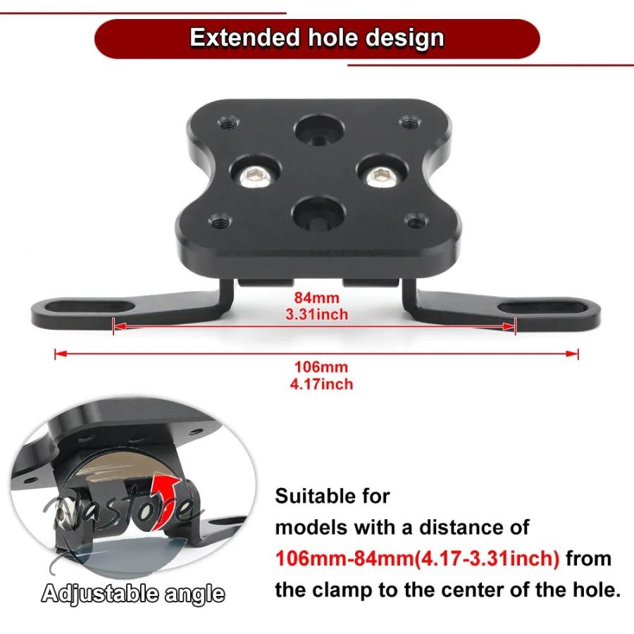 並行輸入品 xb12sg ロイヤルエンフィールド バイク ハンドル gps ナビゲーションサポート 稲妻 バー マウント himalayan scrの画像