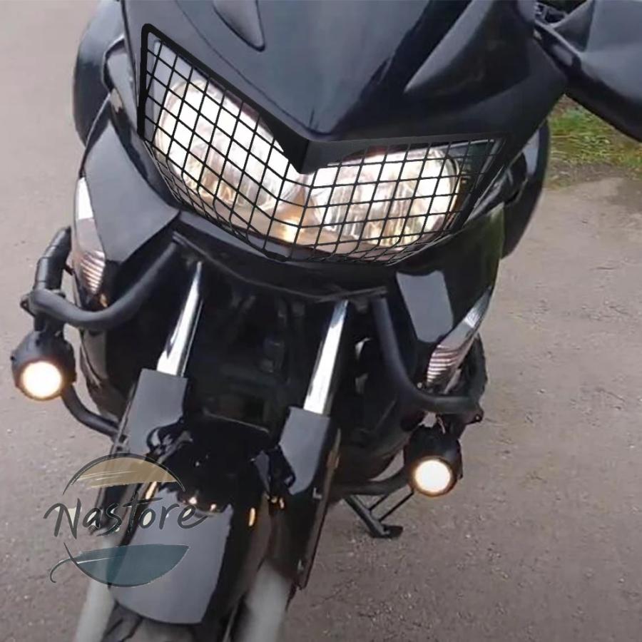並行輸入品 xl1000v ホンダ honda バイク カバー ガード ヘッドライト ヘッド ライト varadero 2003 2013 アルミ保護 カスタムパーツ 部品 アクセサリー_6