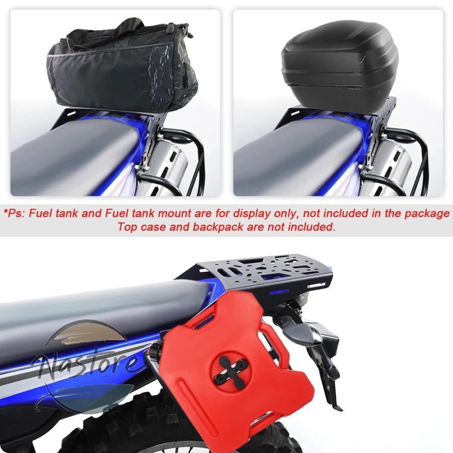 並行輸入品 ヤマハ リア 二輪 ラゲッジラック サドルバッグラック パニアラック サイドキャ xt250x 年 部品 カスタムパーツ アクセサリーの画像