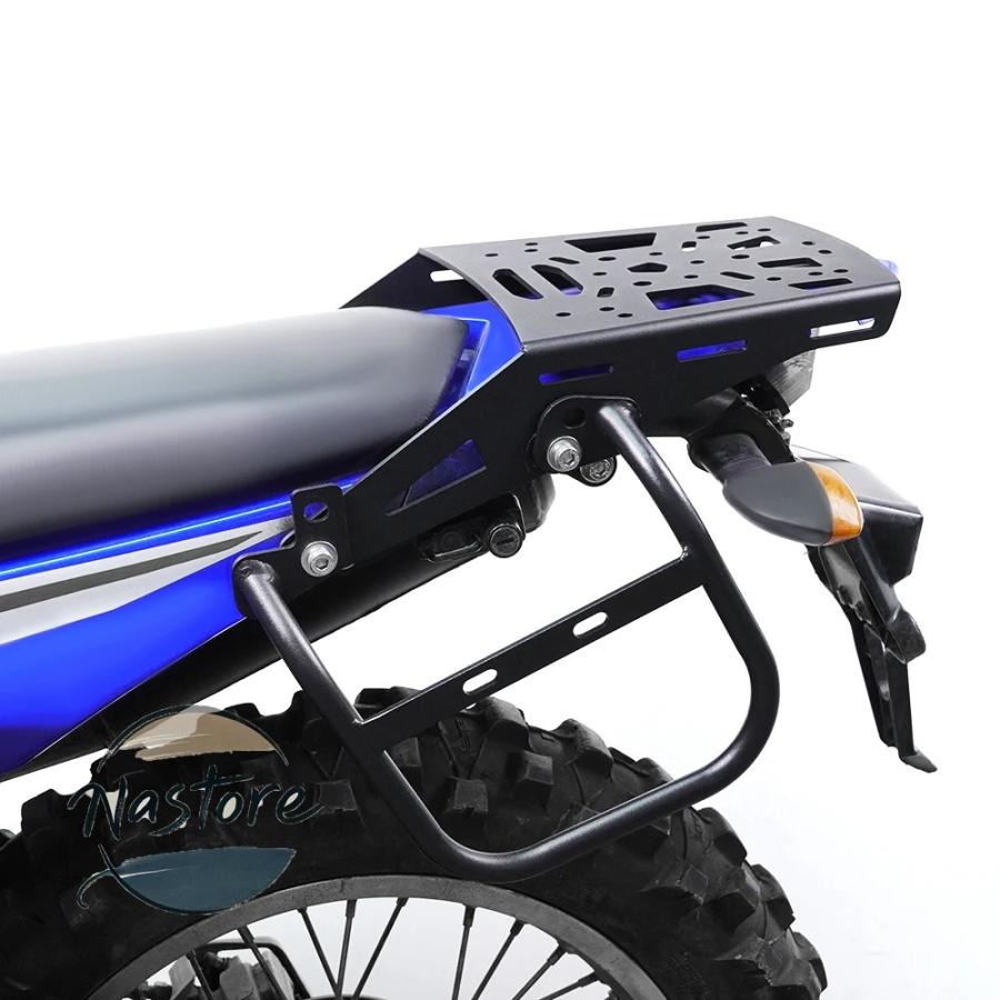 並行輸入品 ヤマハ リア 二輪 ラゲッジラック サドルバッグラック パニアラック サイドキャ xt250x 年 部品 カスタムパーツ アクセサリーの画像