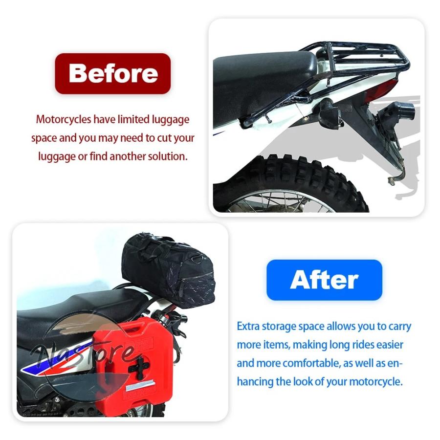 並行輸入品 ホンダ honda バイク リア 部品 カスタムパーツ アクセサリー xr150l 2014 2023 ラゲッジラック サドルバッグサポートラック パニエラックの画像