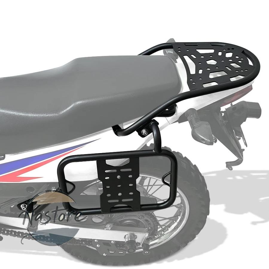 並行輸入品 ホンダ honda バイク リア 部品 カスタムパーツ アクセサリー xr150l 2014 2023 ラゲッジラック サドルバッグサポートラック パニエラックの画像