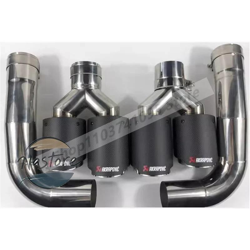 並行輸入品 アウディ audi リア ステンレス エキゾースト パイプ