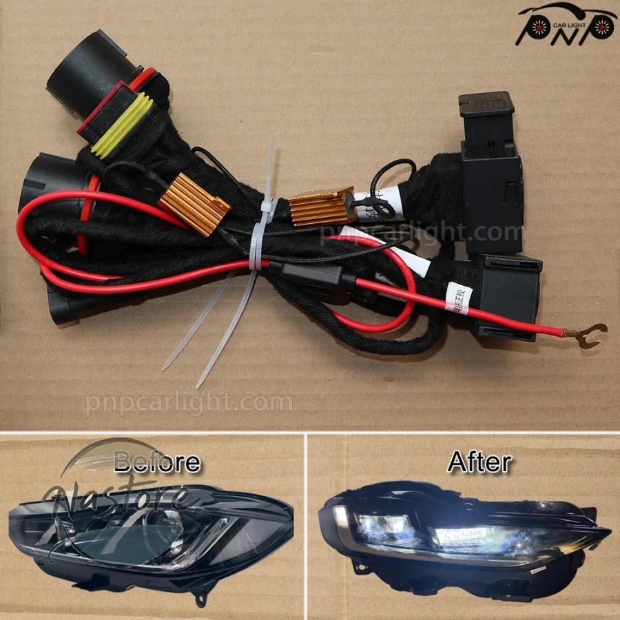 並行輸入品 ヘッド アップグレード ヘッドライト ライト ジャガー xe ライトハーネス 2016 キセノン led t4n25543 t4n25545 t4n25552 t4n25553 t4n25554_3