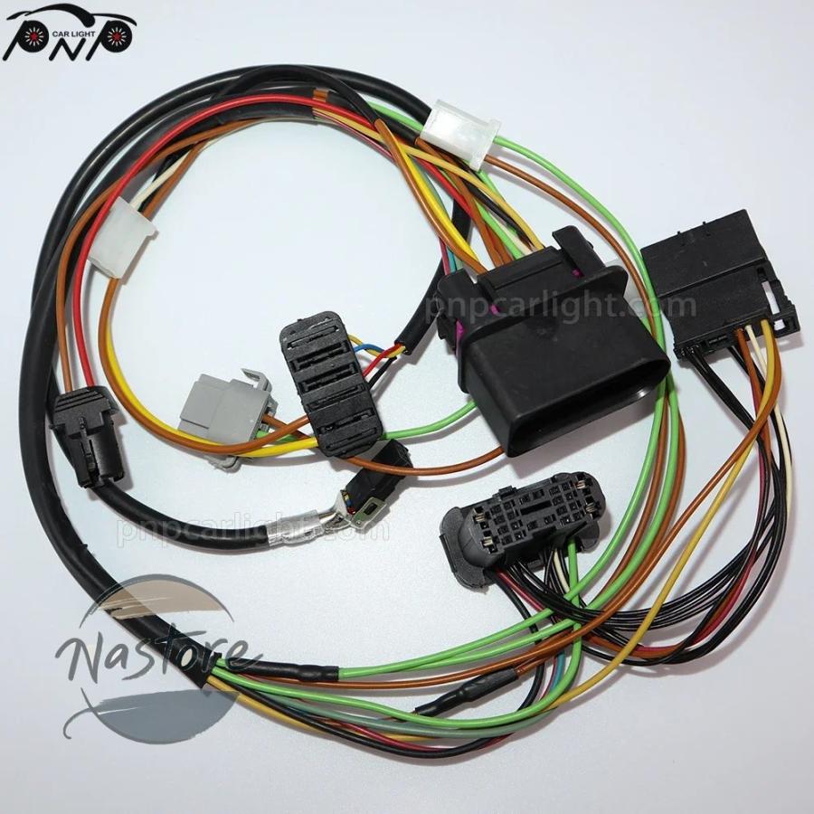 並行輸入品 アウディ audi ヘッド ヘッドライト ライト afs キセノンライトインナー配線ハーネス a8 2005-2010 4e0941003bm 4e0941004bm 4e0941029bpの画像