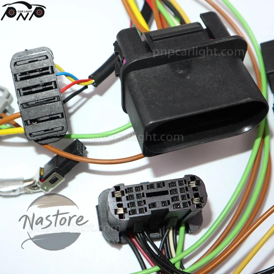 並行輸入品 アウディ audi ヘッド ヘッドライト ライト afs キセノンライトインナー配線ハーネス a8 2005-2010 4e0941003bm 4e0941004bm 4e0941029bpの画像