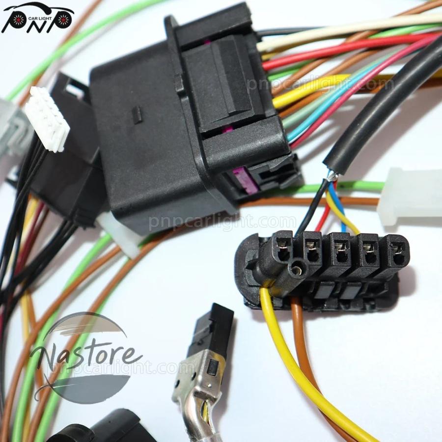 並行輸入品 アウディ audi ヘッド ヘッドライト ライト afs キセノンライトインナー配線ハーネス a8 2005-2010 4e0941003bm 4e0941004bm 4e0941029bpの画像
