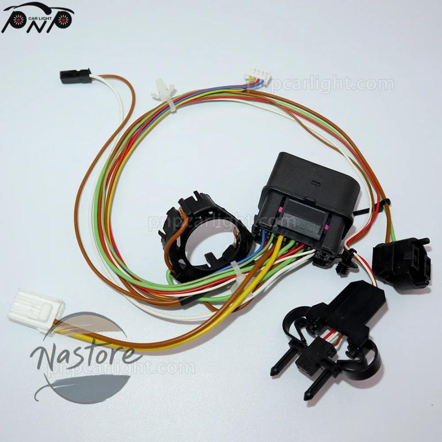 並行輸入品 アウディ audi ヘッド ヘッドライト ライト a6 2007-2011 4f0941030dj 4f0941030dk 4f0941030es 4f0941030et キセノンライトインナー配線ハーネスの画像