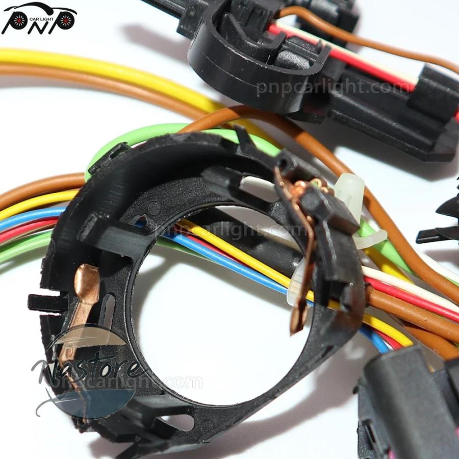 並行輸入品 アウディ audi ヘッド ヘッドライト ライト a6 2007-2011 4f0941030dj 4f0941030dk 4f0941030es 4f0941030et キセノンライトインナー配線ハーネスの画像