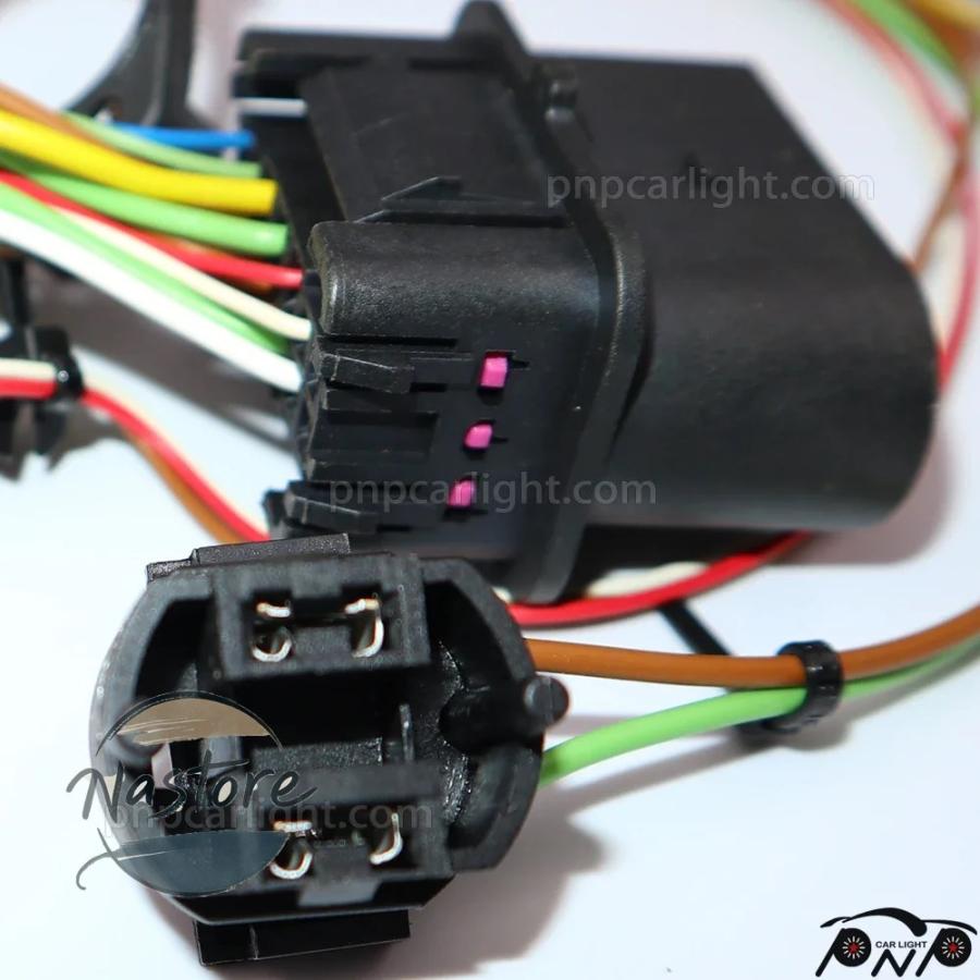 並行輸入品 アウディ audi ヘッド ヘッドライト ライト a6 2007-2011 4f0941030dj 4f0941030dk 4f0941030es 4f0941030et キセノンライトインナー配線ハーネスの画像
