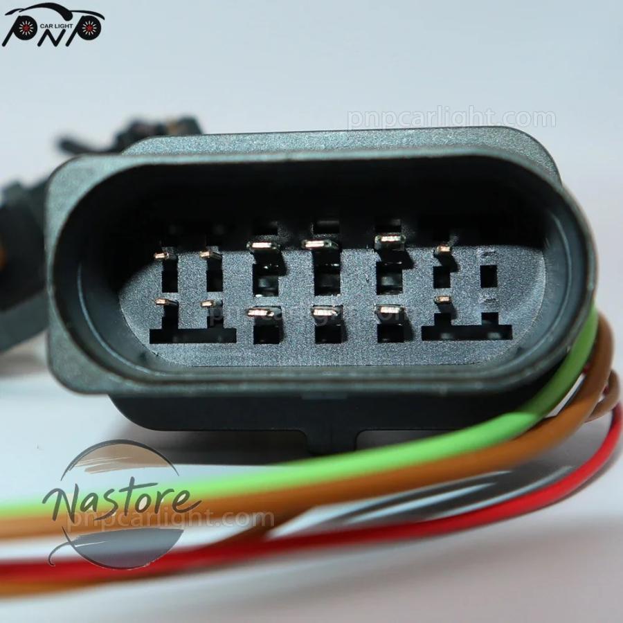 並行輸入品 アウディ audi ヘッド ヘッドライト ライト a6 2007-2011 4f0941030dj 4f0941030dk 4f0941030es 4f0941030et キセノンライトインナー配線ハーネスの画像