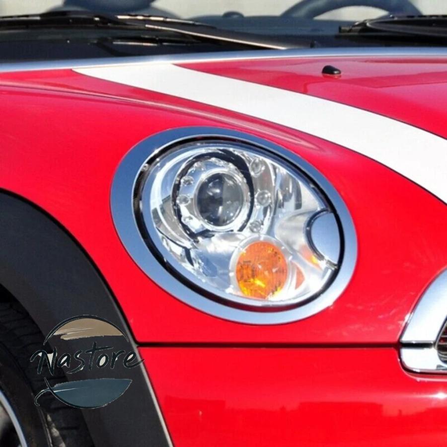 並行輸入品 r56 mini カバー ヘッドライト ヘッド ライト 左 右 ランプ レンズ ランプシェード cooper 2007-2013 631の画像