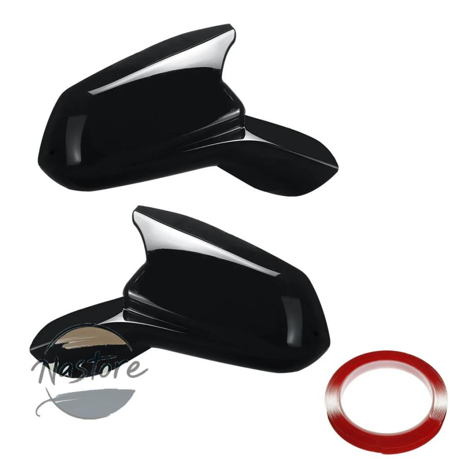 並行輸入品 zl1 カバー ミラー キャップ 2個 シボレー カマロ ss rs lt 2016-21 ホーンスタイル ドアサイド バックキャップの画像