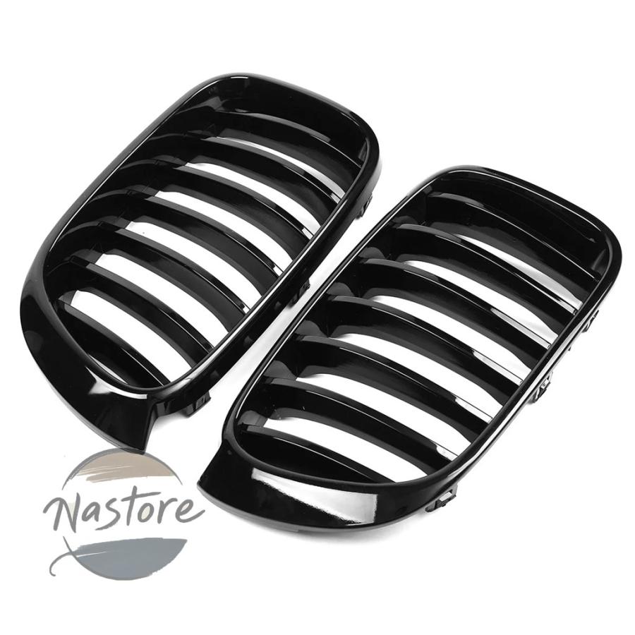 並行輸入品 BMW フロント 交換 光沢/マット仕上げ スポーツキドニーグリル x3 f25 x4 f26 2014-2017 シングルスラット レーシングバンパーグリル 部品_6