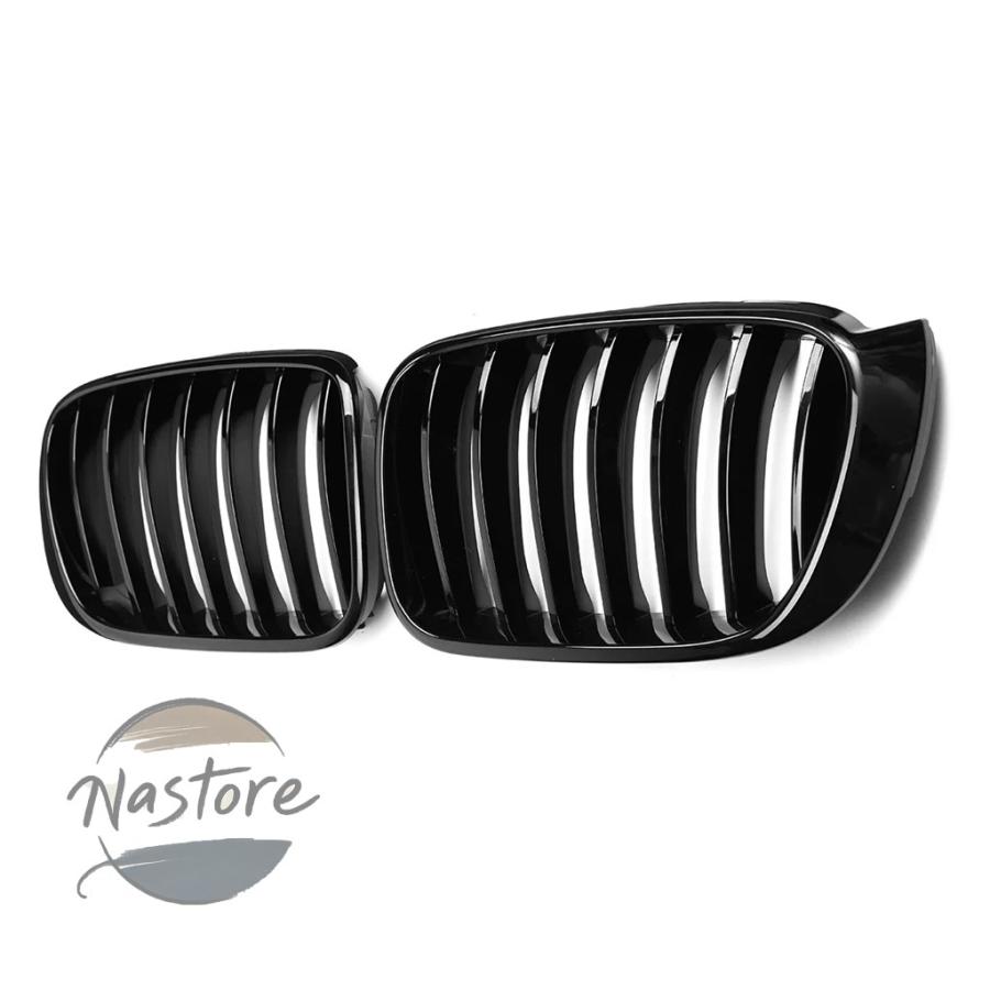 並行輸入品 BMW フロント 交換 光沢/マット仕上げ スポーツキドニーグリル x3 f25 x4 f26 2014-2017 シングルスラット レーシングバンパーグリル 部品_7