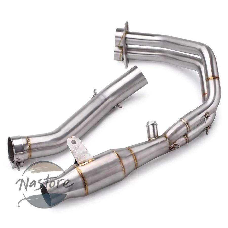並行輸入品 ホンダ honda バイク フロント cbr500 cbr500r r 2013-2024 スリップオン 排気エスケープシステム ヘッダーチューブ ミドルリンクパイプ 部品の画像