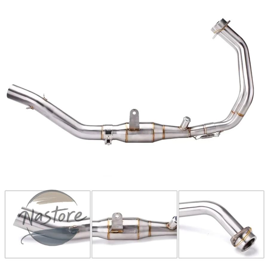 並行輸入品 ホンダ honda バイク フロント cbr500 cbr500r r 2013-2024 スリップオン 排気エスケープシステム ヘッダーチューブ ミドルリンクパイプ 部品の画像