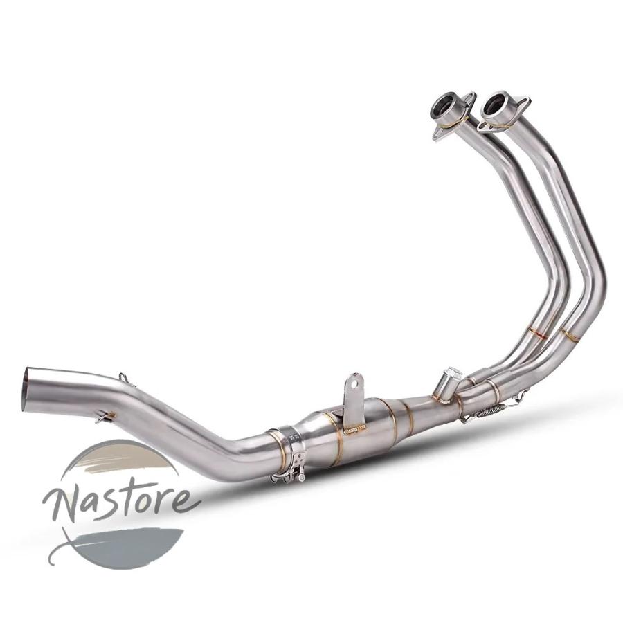 並行輸入品 ホンダ honda バイク フロント cbr500 cbr500r r 2013-2024 スリップオン 排気エスケープシステム ヘッダーチューブ ミドルリンクパイプ 部品の画像