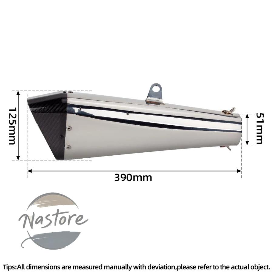 並行輸入品】バイク マフラー 排気システム スリップオンライン ミドル