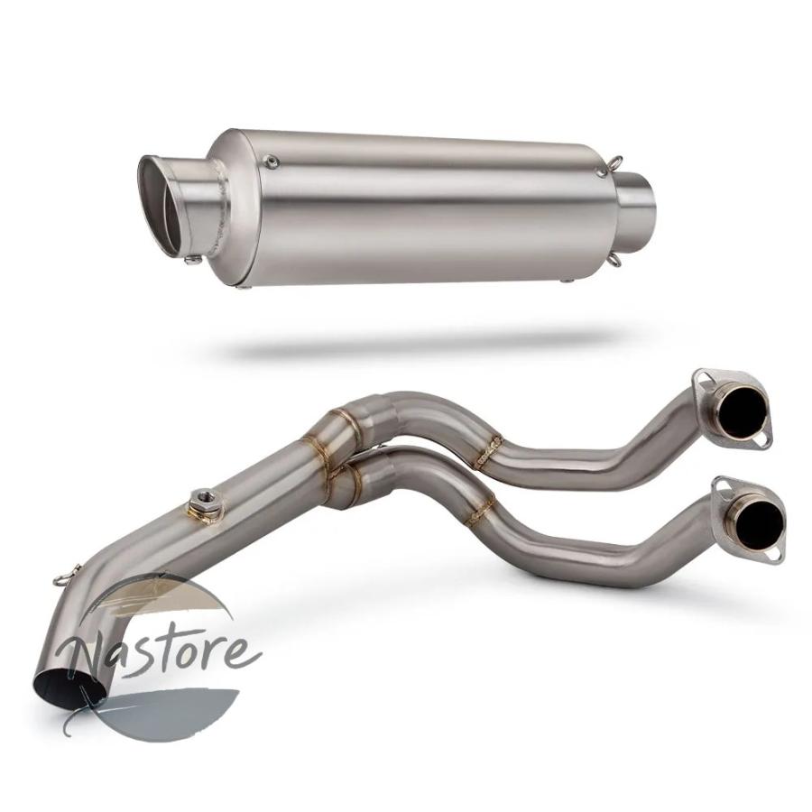 並行輸入品 バイク フロント キット マフラー 部品 カスタムパーツ アクセサリー カワサキ z650 ニンジャ650 排気システム パイプ f01 db キラー レーシング_7