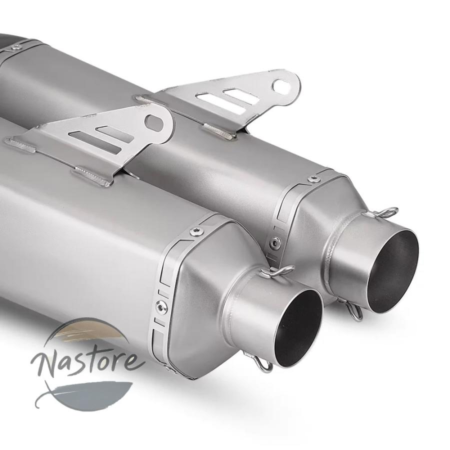 並行輸入品 バイク マフラー 部品 カスタムパーツ アクセサリー 排気オフロードモト排気60mm 51mm汎 パイプレーシング排気r1200gs rsv4_4