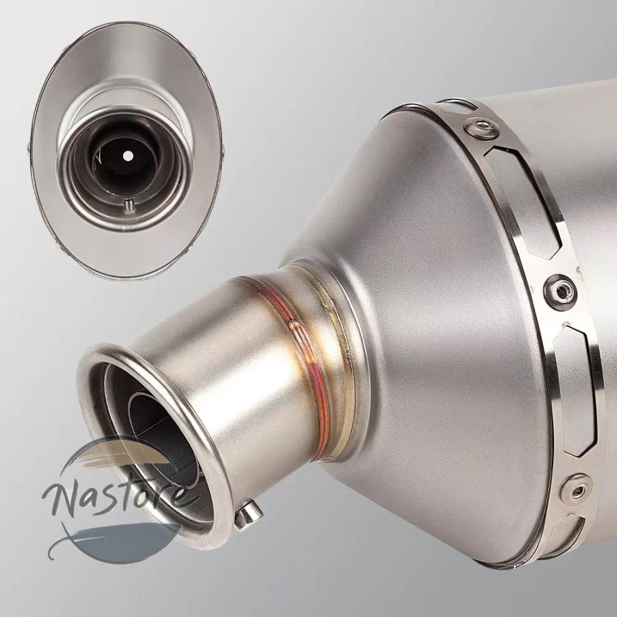 並行輸入品 f850gs バイク マフラー 汎 51mm エスケープテールパイプ レーシングadv r1200gs r3 cbr650r s1000_6