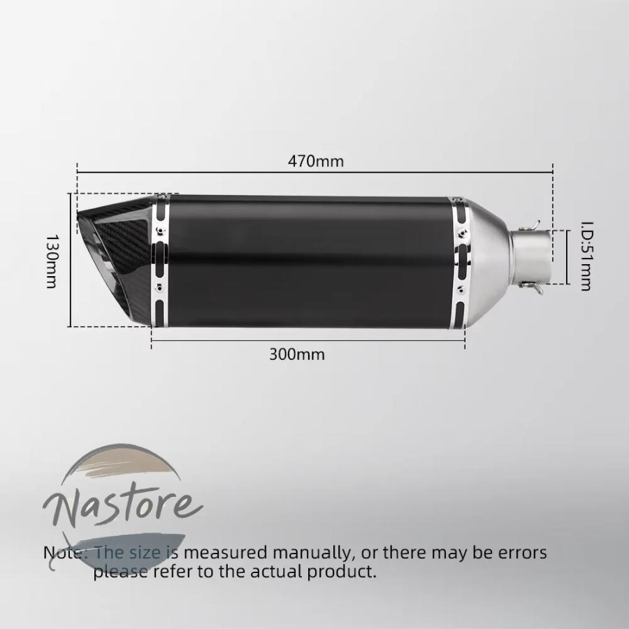 並行輸入品 バイク フロント マフラー 部品 カスタムパーツ アクセサリー 450sr 450 sr 排気エスケープ moto フルシステム ミドルリンクパイプ カーボンの画像