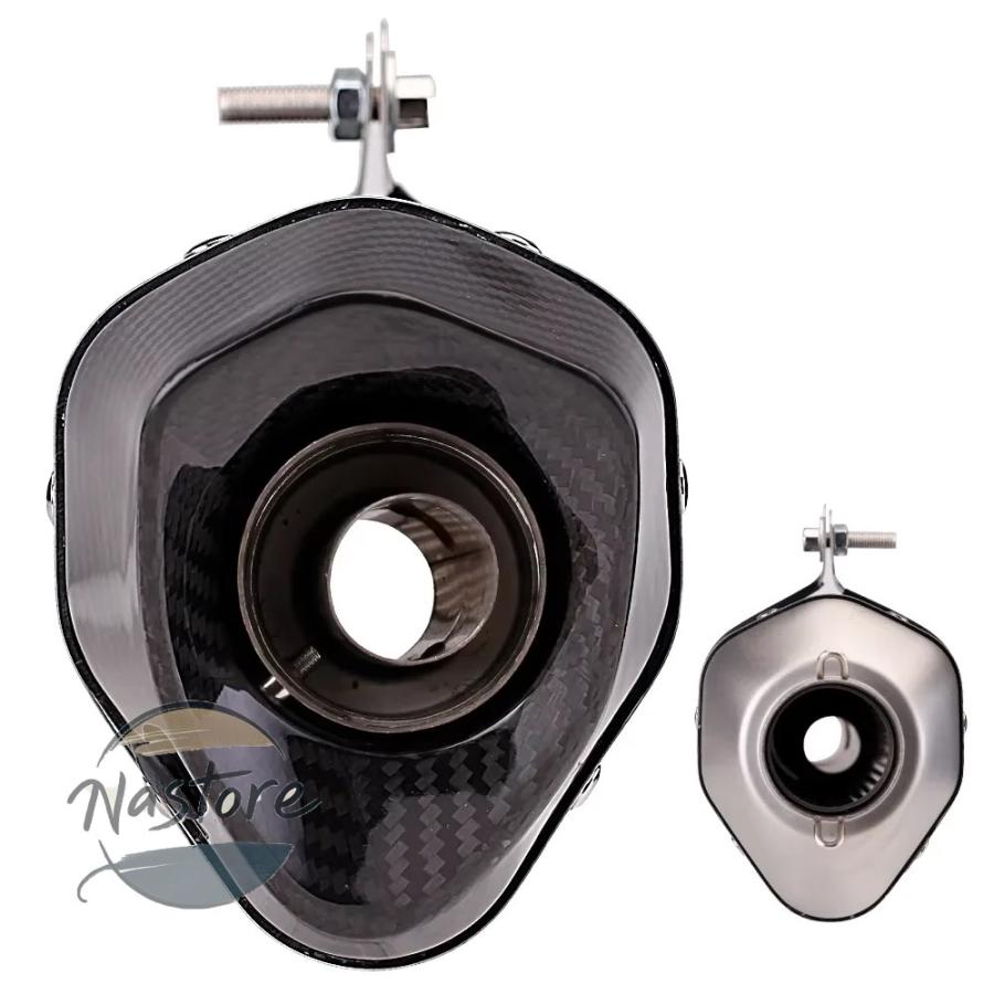 並行輸入品 バイク フロント マフラー 部品 カスタムパーツ アクセサリー 450sr 450 sr 排気エスケープ moto フルシステム ミドルリンクパイプ カーボンの画像