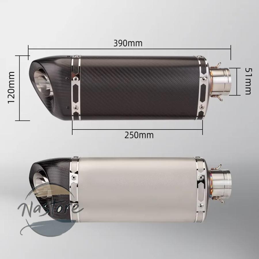 並行輸入品 ヤマハ バイク フロント マフラー 部品 カスタムパーツ アクセサリー mt09 fz09 xsr900 2021-2023 フル排気システム ミッドリンクパイプ カーボン_3