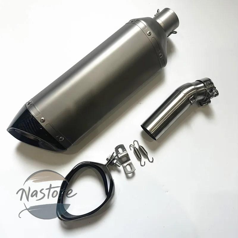 並行輸入品 スズキ suzuki バイク リア 部品 カスタムパーツ アクセサリー gsr750 gsx-s 750 2011-2020 排気装置 gsr ミドルセクションパイプ サイレンサーの画像