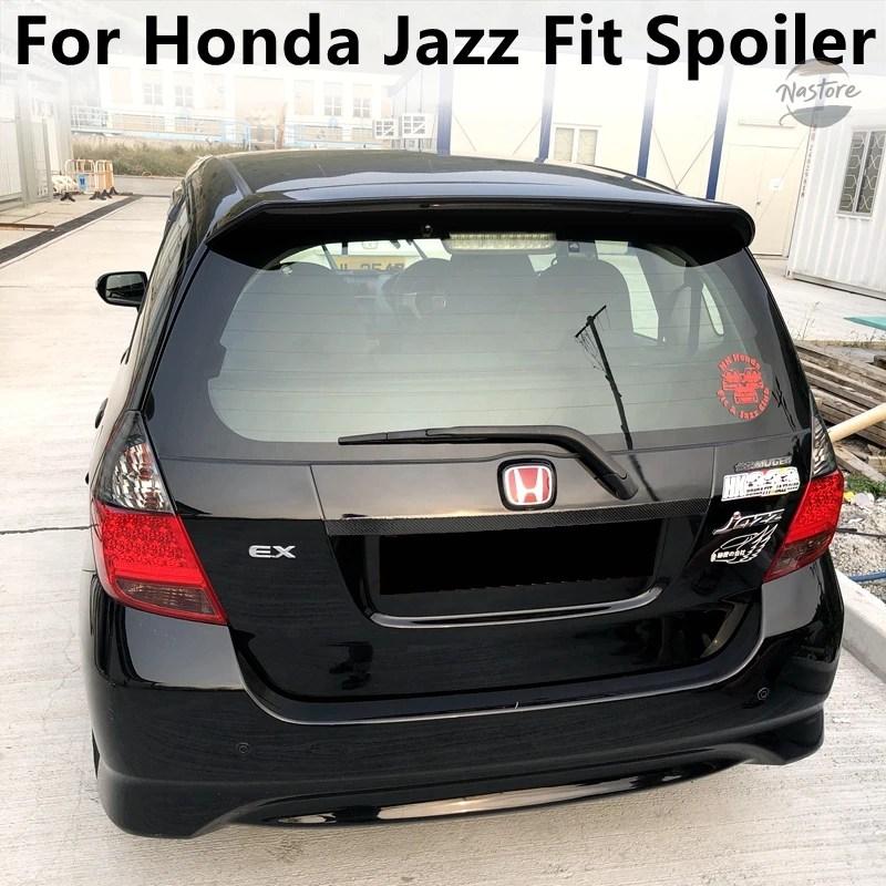 ブランド登録なし - 並行輸入品 後押し ホンダ JAZZ FIT スポイラー 2003-2007 ABS 原料品 舞台の袖 プライマーカラー リアスポイラー ホンダ FIT