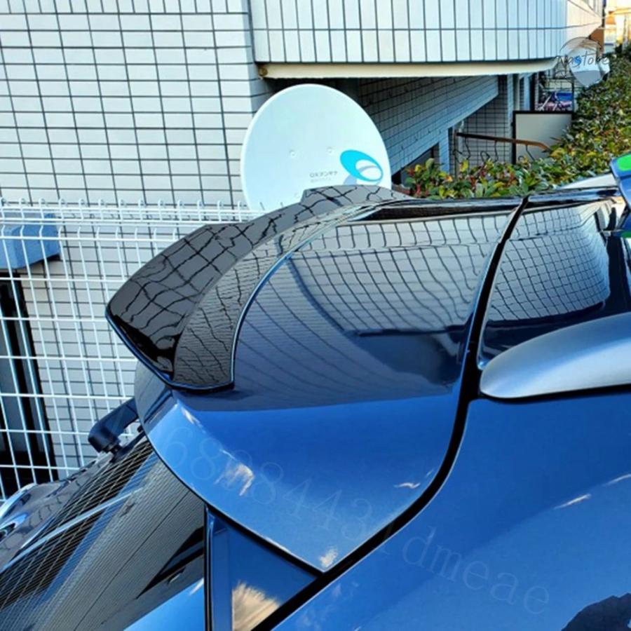 並行輸入品 ABS 光沢ブラックカーボンリップスポイラー SEAT LEON MK3 FR 2012-2020 5ドア ハッチバックの画像