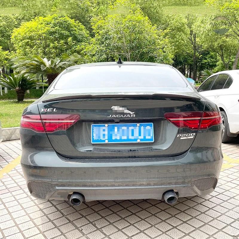 並行輸入品 カバー リア ジャガー XEL XE スポイラー M4 スタイル PU ソフトプラスチック 2018-2022 スポイラー ウィング トランクの画像