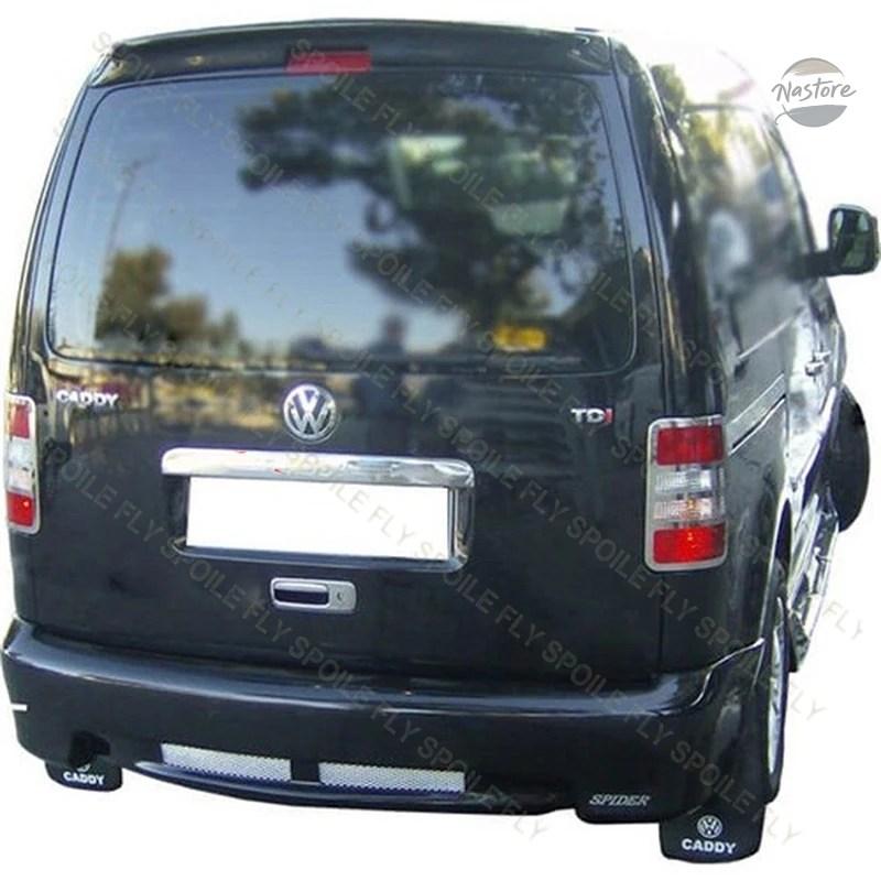 並行輸入品 リア VW フォルクスワーゲン VOLKSWAGEN キャディ MK2 2003〜2015年式 ABSスポイラー 光沢ブラック カーボンの画像