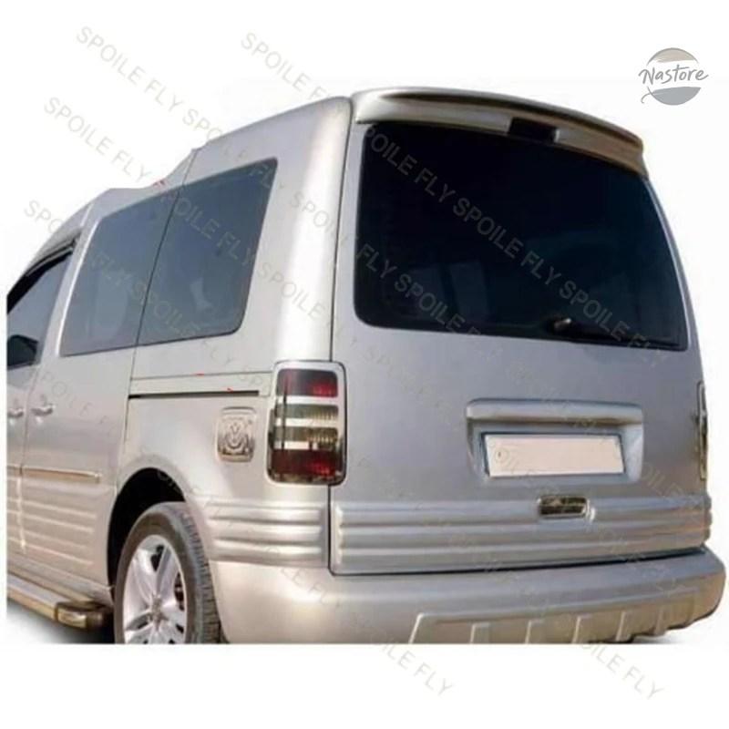 並行輸入品 リア VW フォルクスワーゲン VOLKSWAGEN キャディ MK2 2003〜2015年式 ABSスポイラー 光沢ブラック カーボンの画像