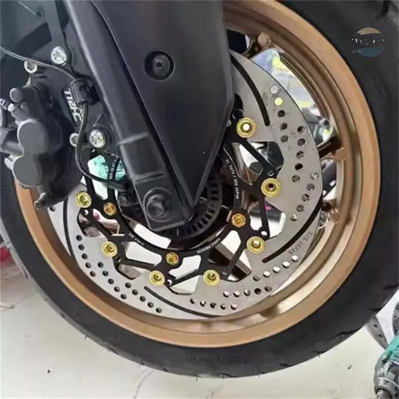 並行輸入品 ヤマハ バイク フロント ブレーキ カスタム 交換 アクセサリー 300mm ディスクローター xmax300 部 ディスクパッド 部品 カスタムパーツの画像