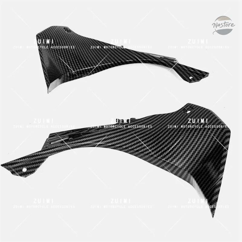 並行輸入品 カバー フロント 2019-2022 カワサキ ZX-6R カーボン パターンアッパーダッシュボードエアフェアリングシェル_5
