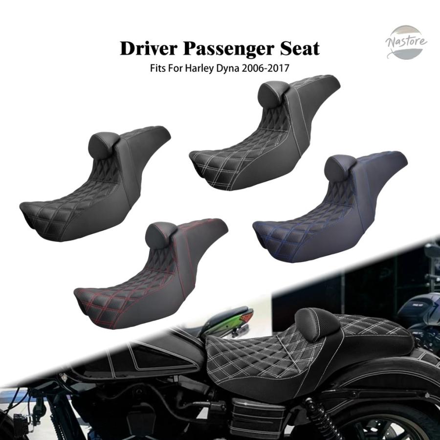 並行輸入品 バイク ツーアップシート 運転席 助手席サドルクッション