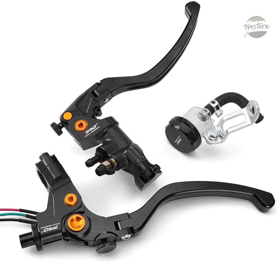 並行輸入品 バイク クラッチ ブレーキ 汎 19rcs ラジアルマウント マスターシリンダー レバーケーブル 油圧ポンプ レバー nanja 部品 カスタムパーツの画像