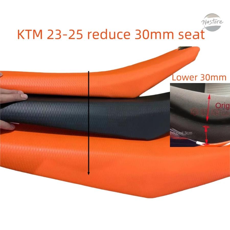 並行輸入品 バイク モトクロスベンチシート 30mmロワー ktm exc excf sx sxf xc 125-500 部品 カスタムパーツ アクセサリーの画像