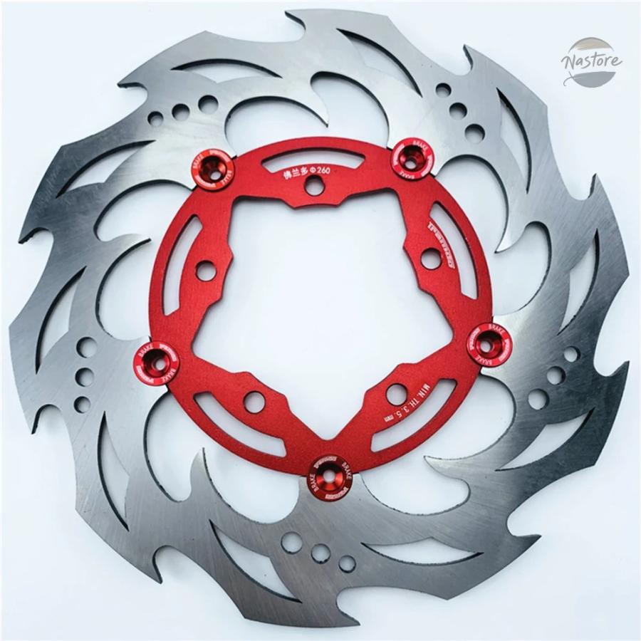 並行輸入品 ヤマハ ブレーキ 汎用RPM82MMキャリパー3穴70MMディスクディスクローターセット4ピストンラジアルマウントエアロックスナイトロBWS_3